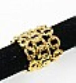 Gold Expandable Linked Ring One Size